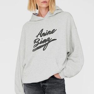 NWT Anine Bing Light Grey Sweatshirt / Harvey Sweatshirt